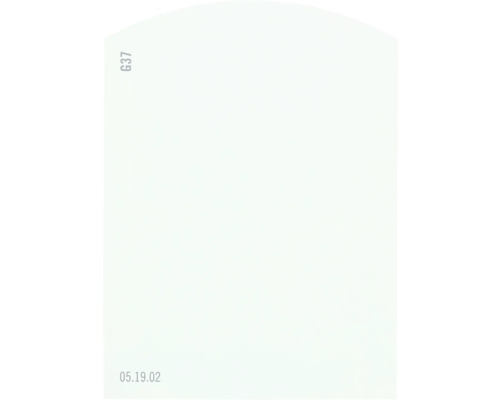 Farbmusterkarte G37 Off-White Farbwelt grün 9,5x7 cm