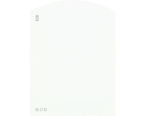 Farbmusterkarte G39 Off-White Farbwelt grün 9,5x7 cm