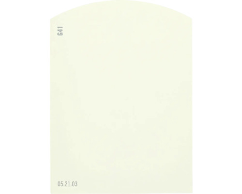 Farbmusterkarte G41 Off-White Farbwelt grün 9,5x7 cm