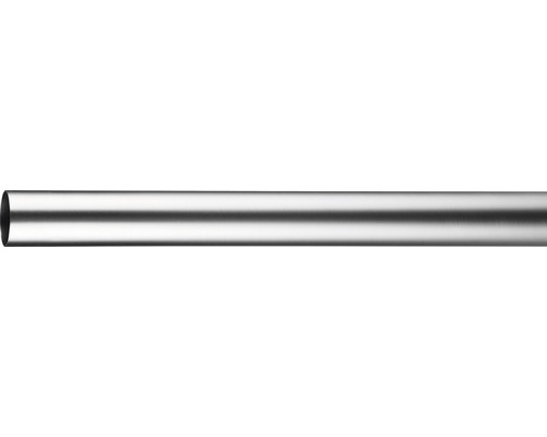Vorhangstange Rivoli edelstahl-optik 120 cm Ø 20 mm Metallrohr