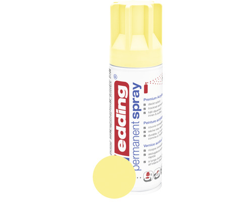 edding® Permanent Spray pastellgelb 200 ml