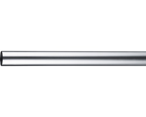 Vorhangstange Rivoli edelstahl-optik 200 cm Ø 20 mm Metallrohr