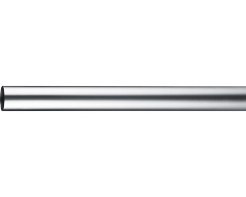 Vorhangstange Rivoli edelstahl-optik 240 cm Ø 20 mm Edelstahlrohr