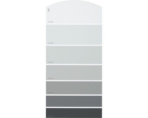 Farbmusterkarte H10 Farbwelt grau 21x10 cm