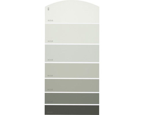 Farbmusterkarte H15 Farbwelt grau 21x10 cm