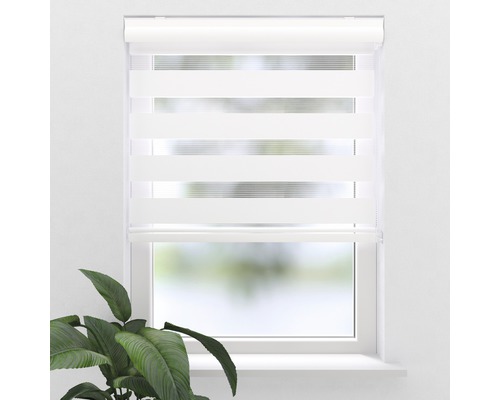 Soluna Doppelrollo D-R1 mit Kassette weiß 40x175 cm Soluna Doppelrollo D-R1 mit Kassette weiß 40x175 cm