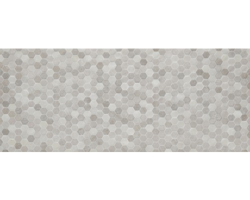 Keramik Dekorfliese Luik Esagona Warm 25x60cm beige matt Helle, hexagonale Fliesen für Wand und Boden