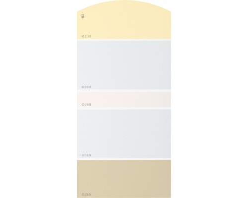 Farbmusterkarte J02 Farben für Körper, Geist & Seele - wohltuend & heilend 21x10 cm
