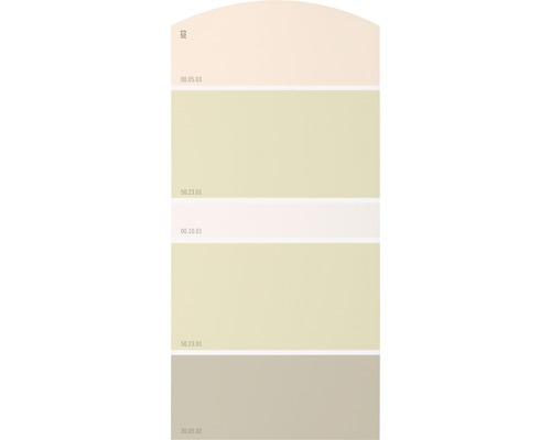 Farbmusterkarte J03 Farben für Körper, Geist & Seele - wohltuend & heilend 21x10 cm Farbmusterkarte mit verschiedenen Farbtönen