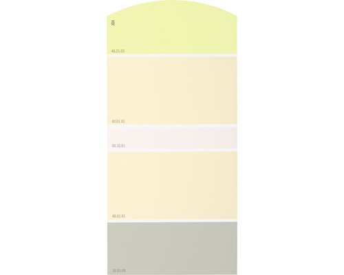 Farbmusterkarte J04 Farben für Körper, Geist & Seele - wohltuend & heilend 21x10 cm Farbmusterkarte mit verschiedenen Farbtönen
