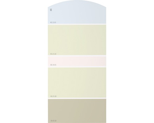 Farbmusterkarte J05 Farben für Körper, Geist & Seele - wohltuend & heilend 21x10 cm