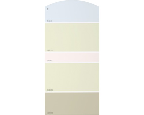 Farbmusterkarte J05 Farben für Körper, Geist & Seele - wohltuend & heilend 21x10 cm Farbfächer mit verschiedenen Farbtönen