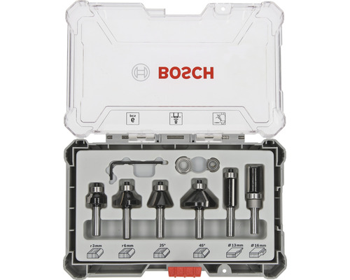 Fräser Set Bosch Trim & Edging 6-tlg. 8 mm