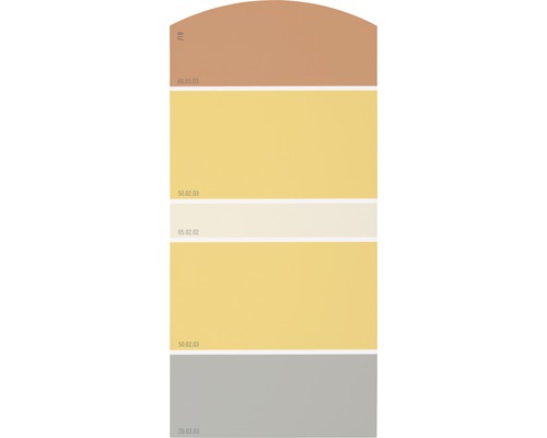 Farbmusterkarte J10 Farben für Körper, Geist & Seele - behaglich & entspannend 21x10 cm
