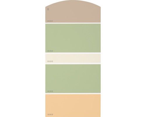 Farbmusterkarte J11 Farben für Körper, Geist & Seele - behaglich & entspannend 21x10 cm