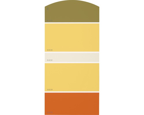 Farbmusterkarte J12 Farben für Körper, Geist & Seele - behaglich & entspannend 21x10 cm
