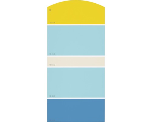 Farbmusterkarte J13 Farben für Körper, Geist & Seele - anregend & aufbauend 21x10 cm