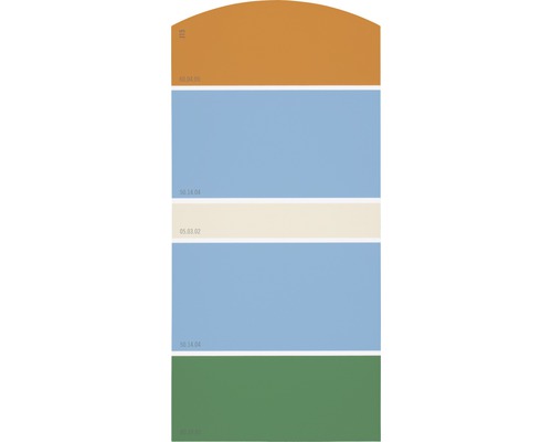 Farbmusterkarte J15 Farben für Körper, Geist & Seele - anregend & aufbauend 21x10 cm