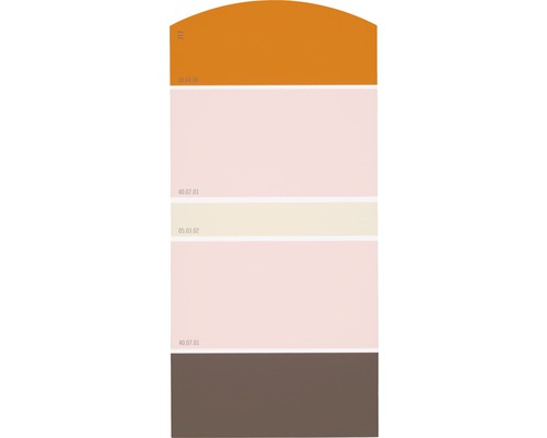 Farbmusterkarte J17 Farben für Körper, Geist & Seele - anregend & aufbauend 21x10 cm