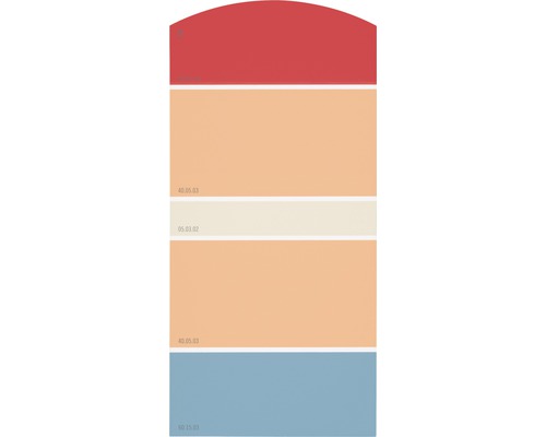 Farbmusterkarte J18 Farben für Körper, Geist & Seele - anregend & aufbauend 21x10 cm