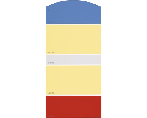 Farbmusterkarte J19 Farben für Körper, Geist & Seele - stimmungsvoll & aktivierend 21x10 cm