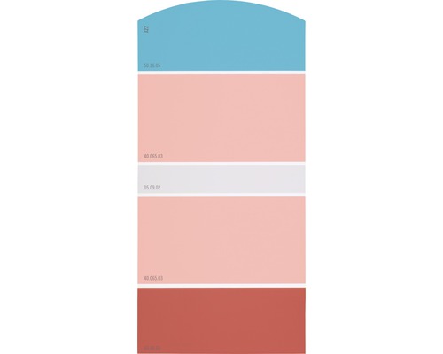 Farbmusterkarte J22 Farben für Körper, Geist & Seele - stimmungsvoll & aktivierend 21x10 cm