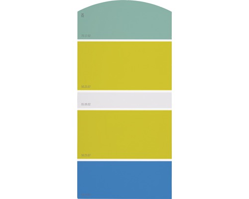 Farbmusterkarte J24 Farben für Körper, Geist & Seele - stimmungsvoll & aktivierend 21x10 cm