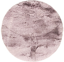 Runder Teppich mit Hochflor