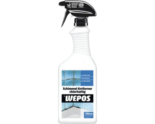 Schimmelentferner chlorhaltig Wepos 0,75 L Schimmelentferner chlorhaltig Wepos 0,75 L