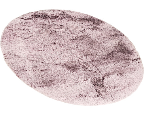 Ovaler Teppich mit hochflorigem Flor