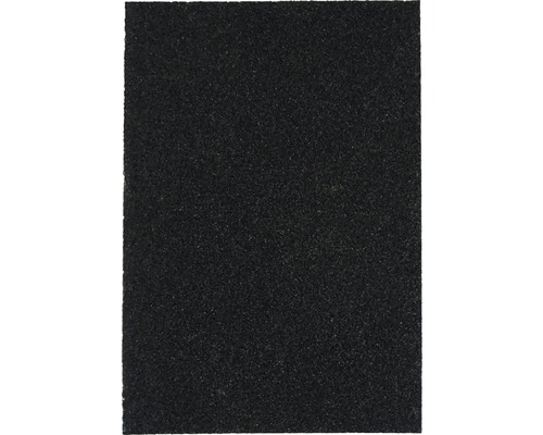 Schwarzer Teppichzuschnitt