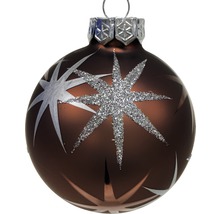 Christbaumkugel mit Sternmotiven