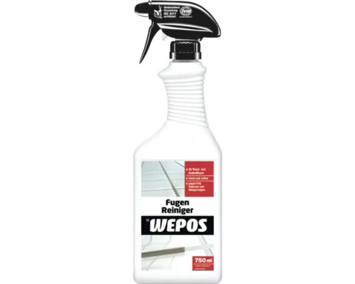 Fugenreiniger in Sprühflasche von Wepos, 750 Milliliter Fugenreiniger in Sprühflasche von Wepos, 750 Milliliter