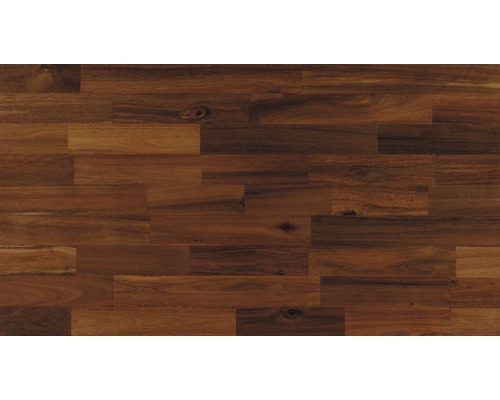 Leimholzplatte Akazie B/C geölt 18x200x800 mm Holzbodenbelag mit natürlicher Holzmaserung