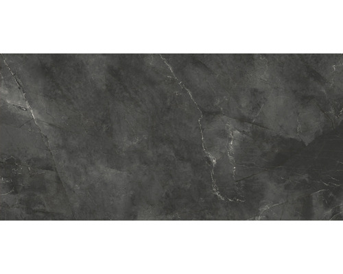 Dunkle Fliese mit Marmoroptik