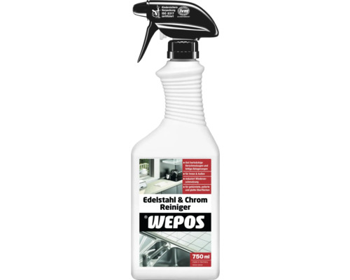 Edelstahl- und Chrom Reiniger 0,75 L Edelstahl- und Chrom Reiniger 0,75 L