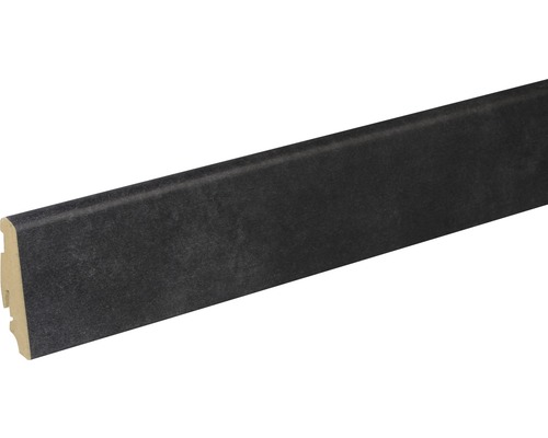 SKANDOR Sockelleiste Atrium Anthrazit FOFA188 FU60L 19 x 58 x 2400 mm Sockelleiste