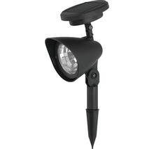 LED Solar Strahler mit Erdspieß H 275 mm schwarz