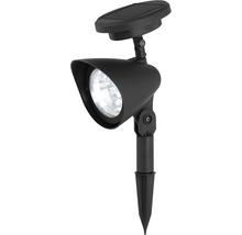 LED Solar Strahler mit Erdspieß H 275 mm schwarz