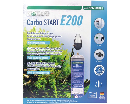 CO2 Einweg Düngeset DENNERLE Carbo START E200 CO2 Einweg Düngeset DENNERLE Carbo START E200