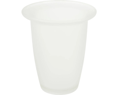 Ersatz WC-Bürstenglas Haceka Kosmos für Bürstengarnitur chrom matt Blumenvase aus Glas