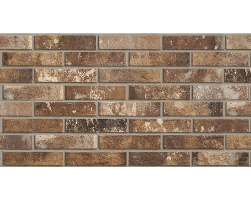 Keramik Riemchen Brick Antica Fornace 6,0x25,0 cm Rot;braun