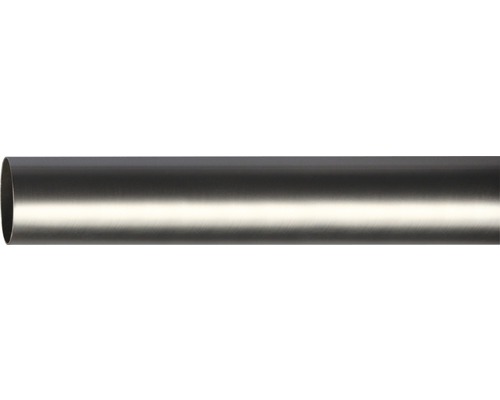 Vorhangstange Urbino edelstahl-optik 200 cm Ø 28 mm Metallrohr