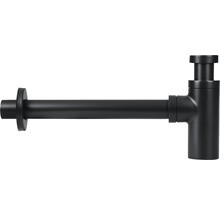 Schwarzer Siphon für Waschtische
