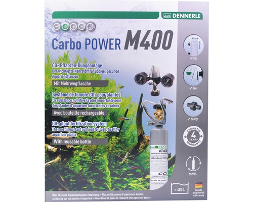 Dennerle Carbo Power M400 CO2-Pflanzendüngeanlage mit Mehrwegflasche