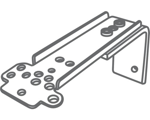Montagewinkel mit mehreren Löchern zur Befestigung