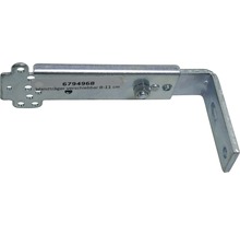 SOLUNA Wandträger aus Metall 8-11 cm alufarben verzinkt