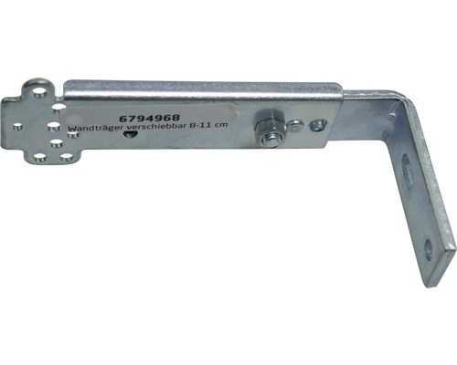 Verstellbarer Wandträger, verschiebbar von 8 bis 11 cm