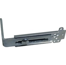 SOLUNA Wandträger aus Metall 8-11 cm alufarben verzinkt