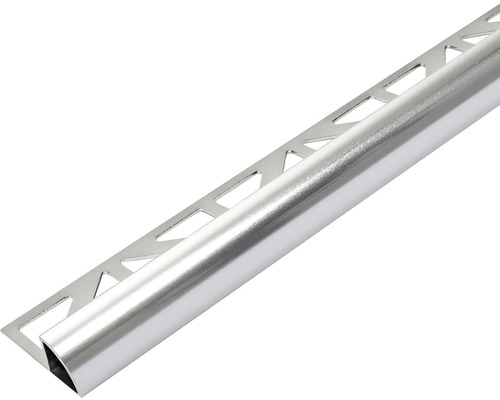 Viertelkreis-Abschlussprofil Dural Durondell DRA 862 aluminium silber hochglanzeloxiert 300 cm